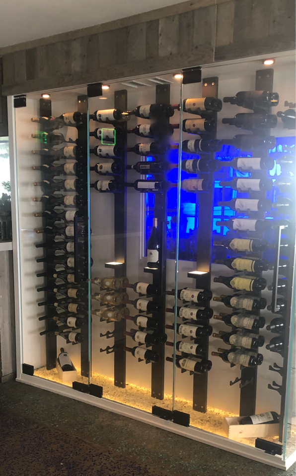 Custom wine rack discount wall